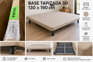 Base Tapizada 3D 130x190 cm