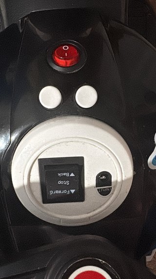 Moto eléctrica infantil negra