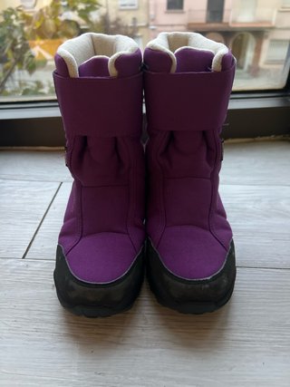 Botas de nieve moradas talla 36