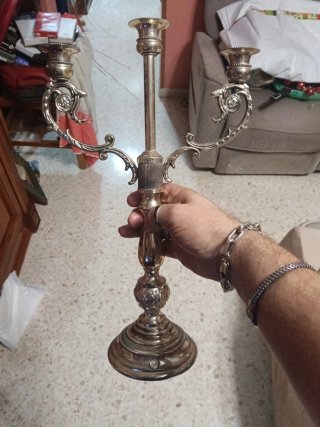 Candelabro de Alpaca