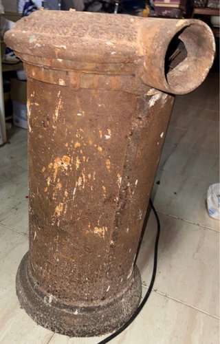 estufa de hierro fundido de tipo salamandra