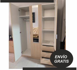 Armario con Espejo y Cajones NUEVO