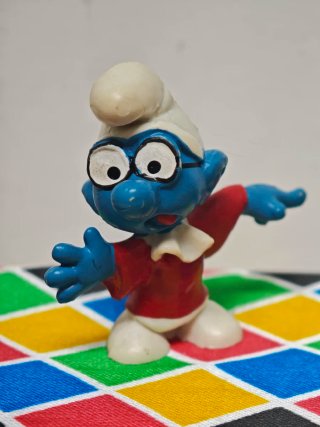 Figura PVC Pitufo Filósofo Peyo