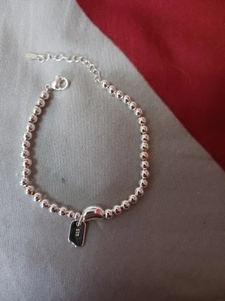 Pulsera de Plata 925 con Cuentas