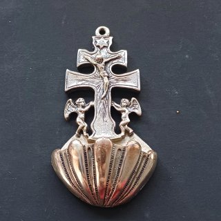 Benditera Cruz de Caravaca en Plata 925