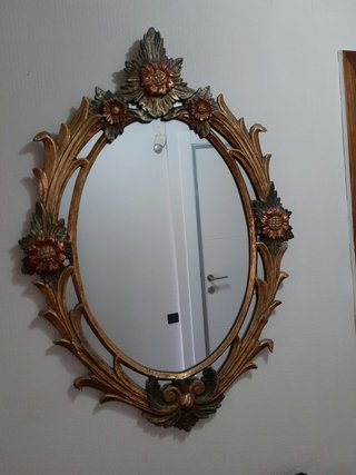 Espejo Ovalado de Escayola