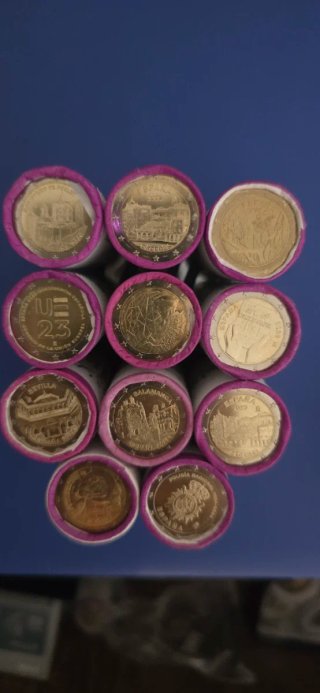 Rollos Monedas Conmemorativas 2€ España desde 2021
