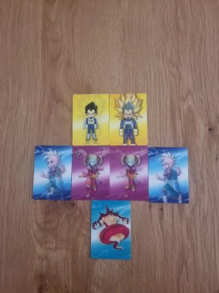 Set de 7 Cartas Dragon Ball Daima