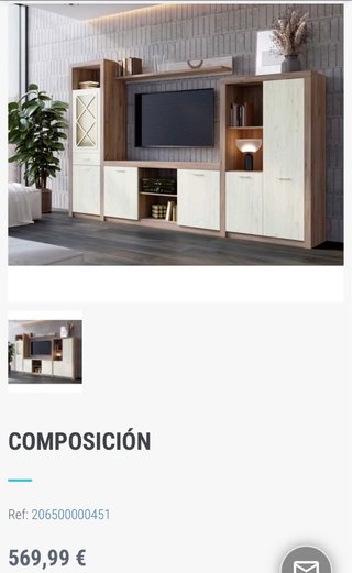 Composición de Muebles para Salón en perfecto esta