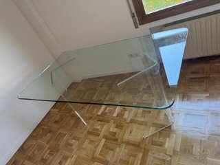 Mesa de Comedor de Cristal