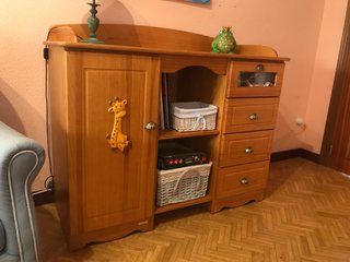 Cómoda Cambiador Micuna Madera Miel