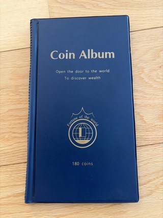 Álbum para 180 Monedas
