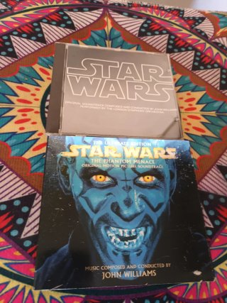 Lote 2 CD Banda Sonora Star Wars BSO
