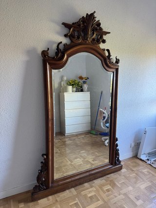 Espejo Clásico de Madera