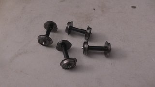 Set di 4 assali per Lima/Rivarossi/Hornby