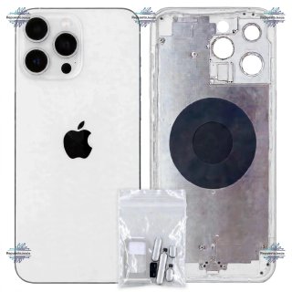 Chasis + tapa iPhone 14 Pro ( blanco )