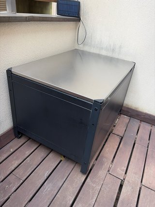 Baúl exterior metálico