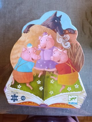 Puzzle Los Tres Cerditos Djeco
