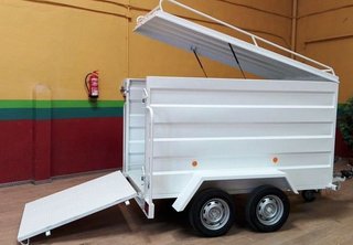 NUEVO: Remolque dos ejes con freno 220x130x130