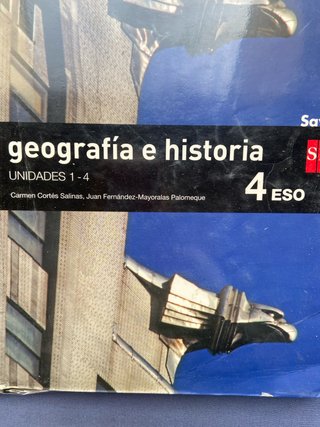 Geografía e historia. 4 ESO. Savia. Trimestres