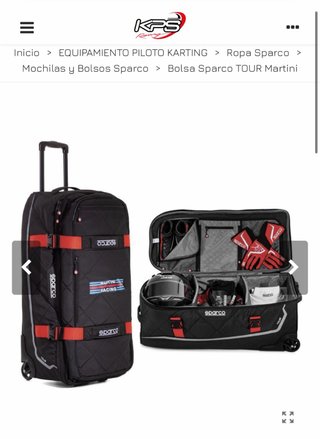 Mochila Sparco Martini Racing