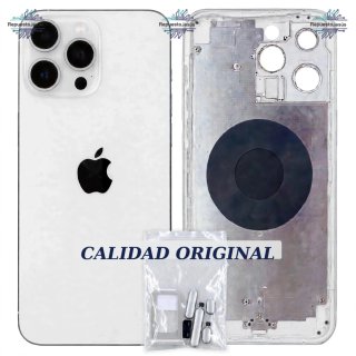 Chasis + tapa iPhone 14 Pro Blanco calidad premium
