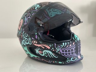 Casco de Moto RUROC Diseño LA CATRINA