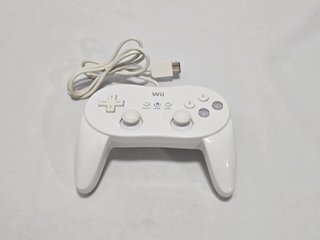 1 Nintendo Wii Oficial Mando Clasico Pro - Blanco