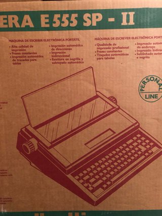 Máquina de escribir Olivetti Lettera E 555 SP-II