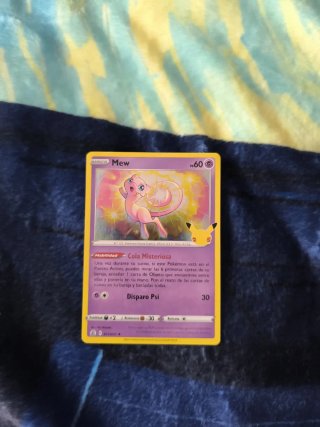Mew, carta pokemon ORIGINAL  ESPAÑOL