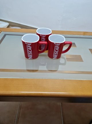 Set de 6 Tazas Nescafé Rojas