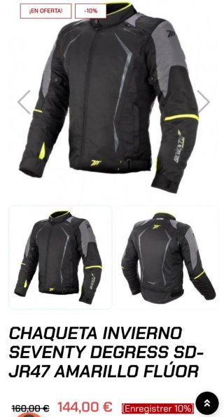 Chaqueta Invierno Seventy Degrees SD-JR47