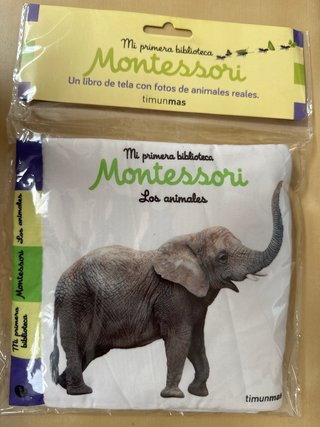 +0m Montessori. Los animales. Libro de tela