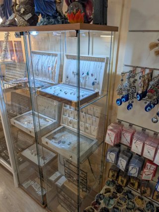 Vitrina de Cristal 160cm x 40cm 40€ cada una