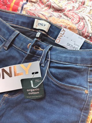 Jeans Skinny ONLY Blu Taglia XS