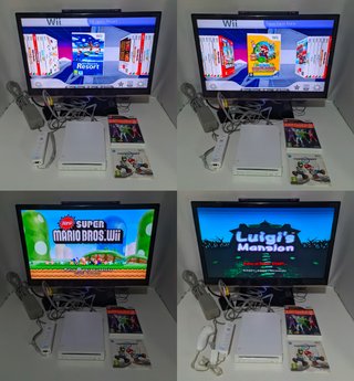 Nintendo Wii Family + Mario Kart + Extra 4GB - LEED
