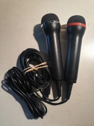 Lote de 2 micrófonos para Wii