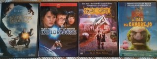 4 Películas Infantiles en DVD