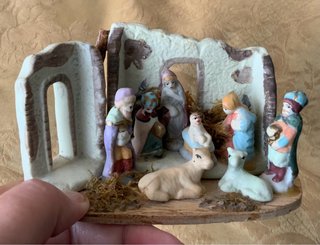 Belén Vintage de Porcelana Biscuit