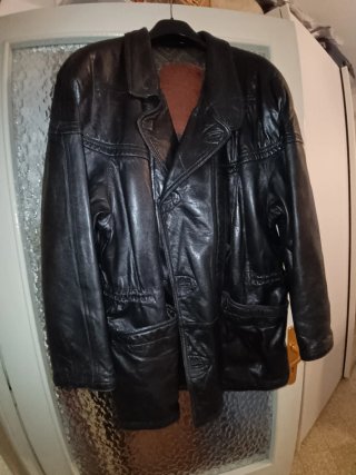 Giacca in vera pelle tg54