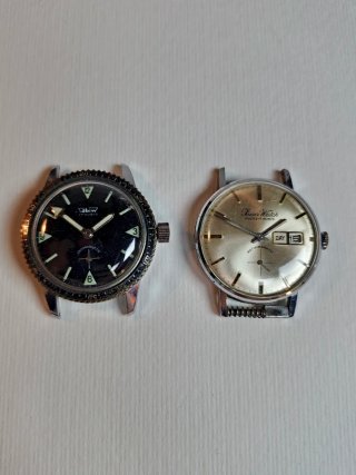 Lotto 2 orologi vintage meccanici ABIW e Kaiser