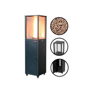 Estufa de pellet exterior 137cm Kekai CAPRI