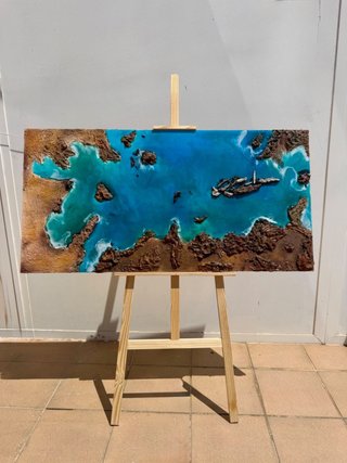 Cuadro Artesanal Inspirado en el Mar
