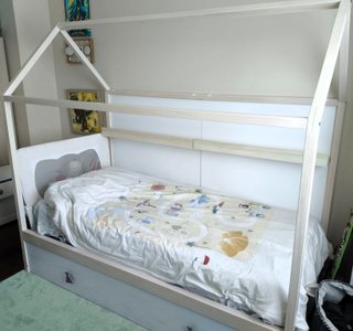 Cama Nido Montessori Estilo Casita