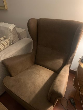 Sillón Orejero de Piel Ikea
