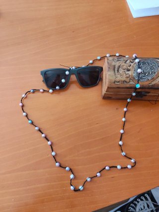 Collar de Ganchillo con Cuentas