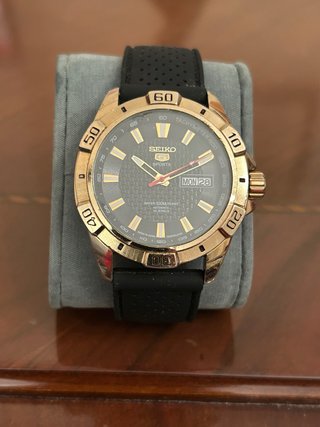 SEIKO 5 Sports Automatic Rose Gold JAPAN 42mm