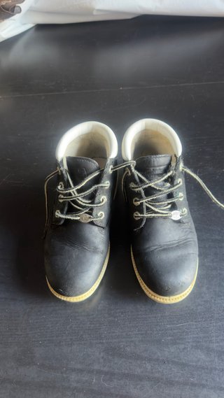 Botas Timberland azules de piel - Talla 35