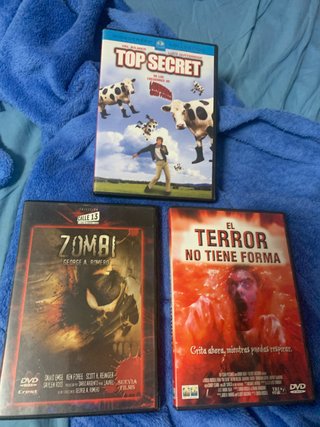 Lote 3 Películas DVD Terror y Comedia