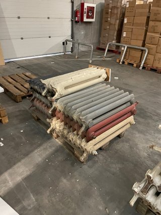 Lote de Radiadores Antiguos de Hierro Fundido